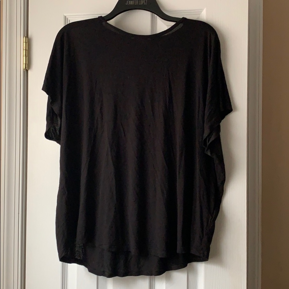 Butterfly Sleeve Black H&M tee
